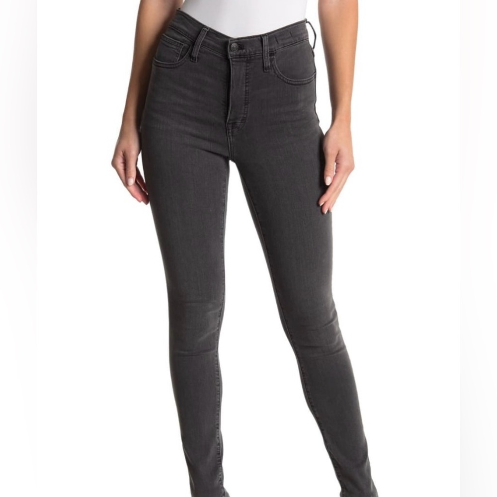 Madewell Women's Skinny Jeans in Dark Gray